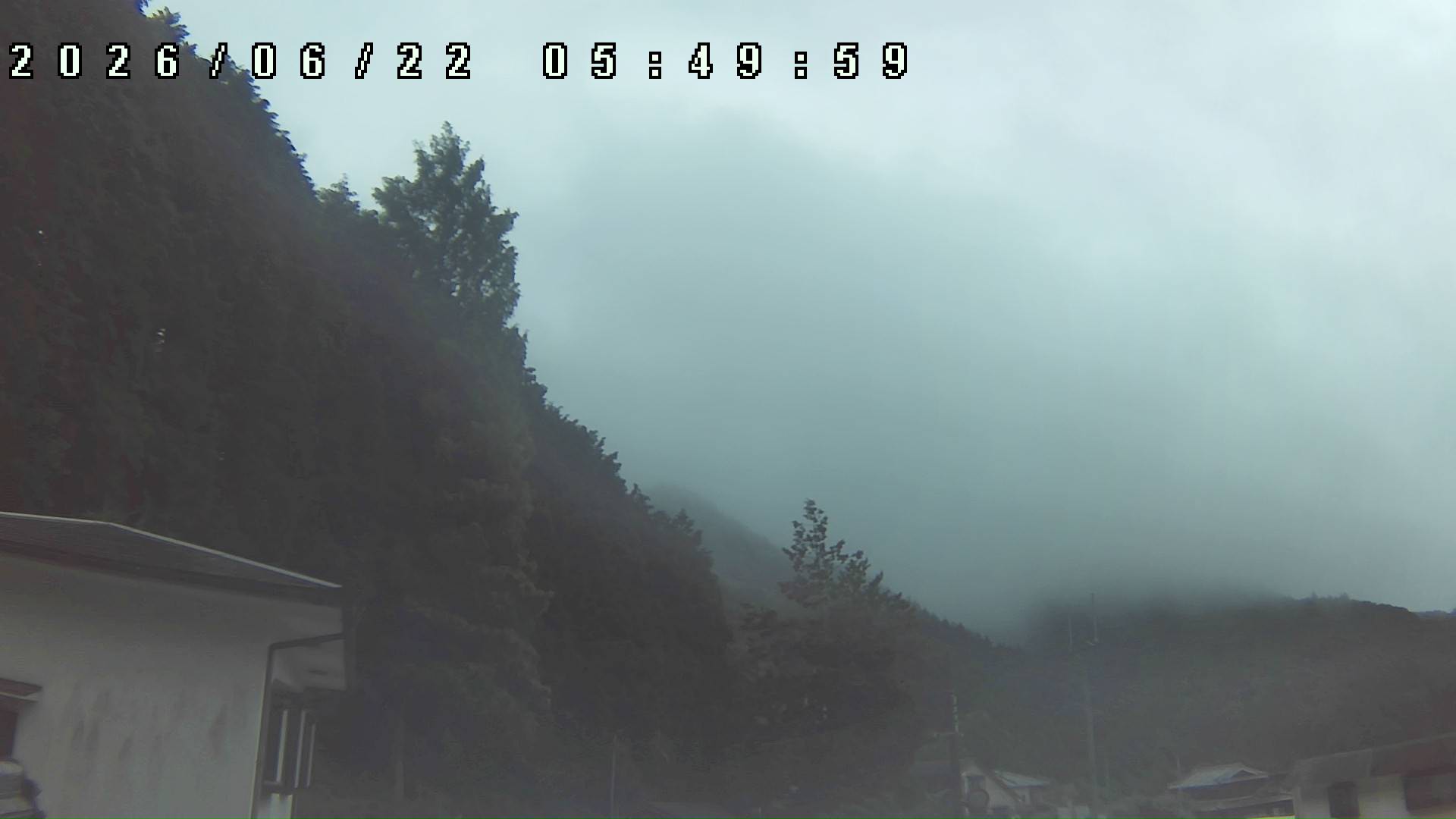 2026年6月22日 05:50ごろの金剛山登山口周辺の空