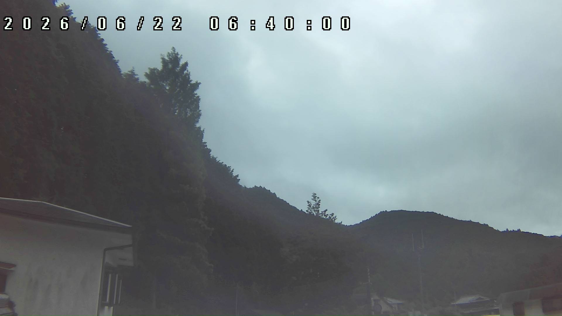 2026年6月22日 06:40ごろの金剛山登山口周辺の空