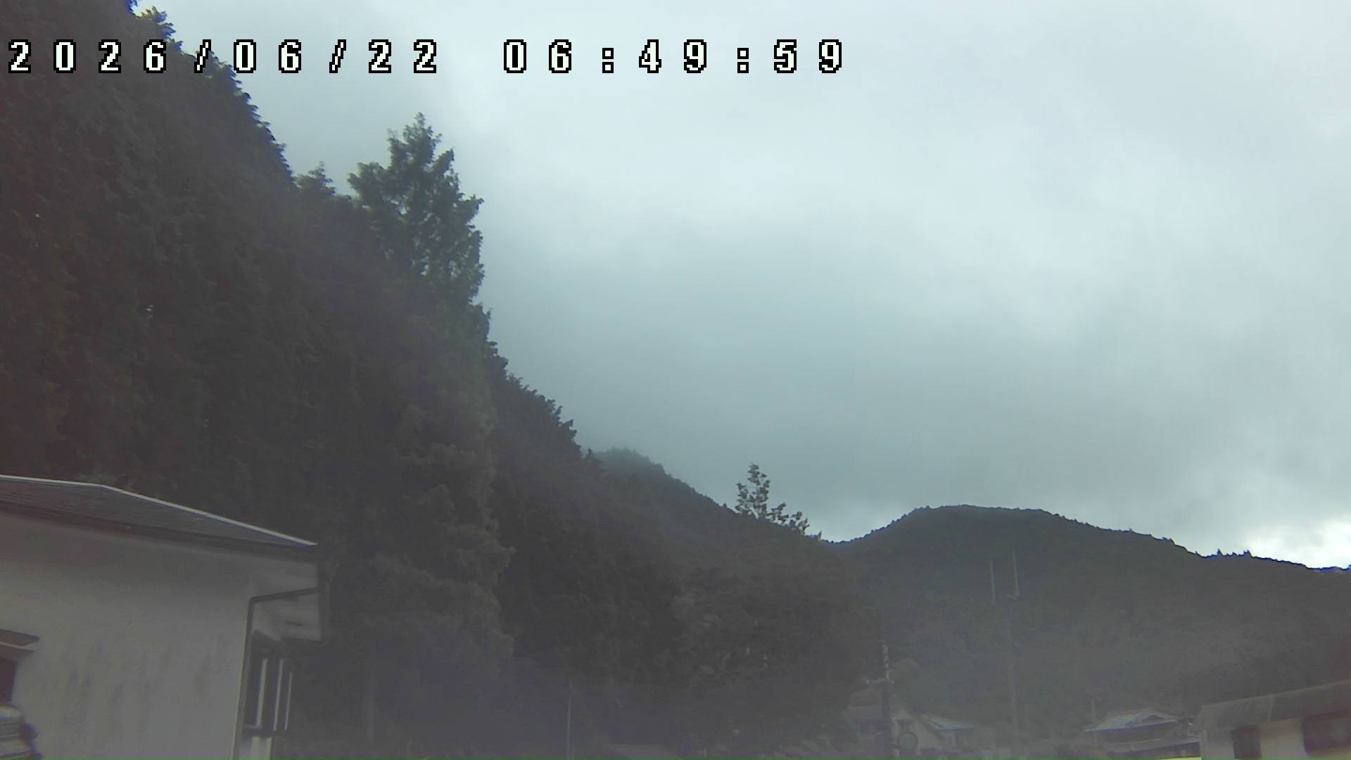 2026年6月22日 06:50ごろの金剛山登山口周辺の空