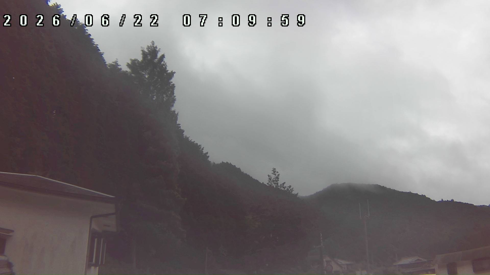 2026年6月22日 07:10ごろの金剛山登山口周辺の空