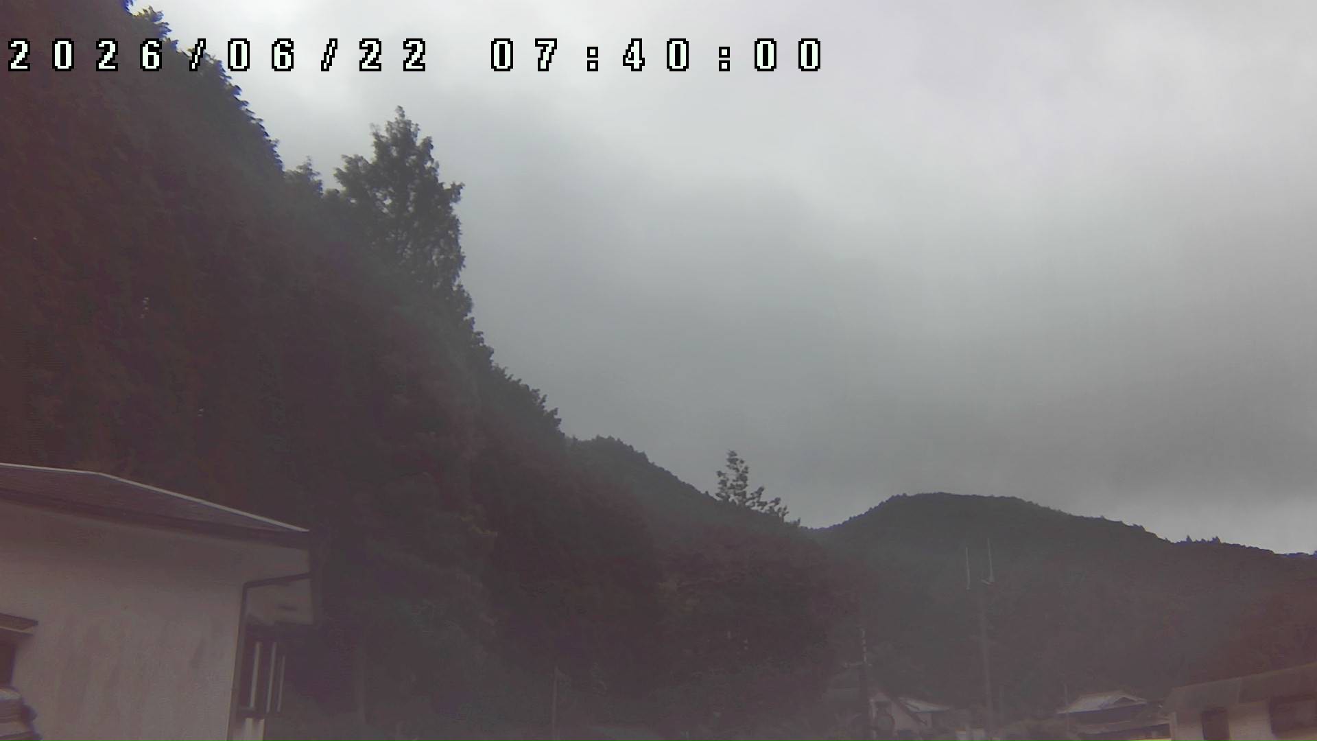 2026年6月22日 07:40ごろの金剛山登山口周辺の空