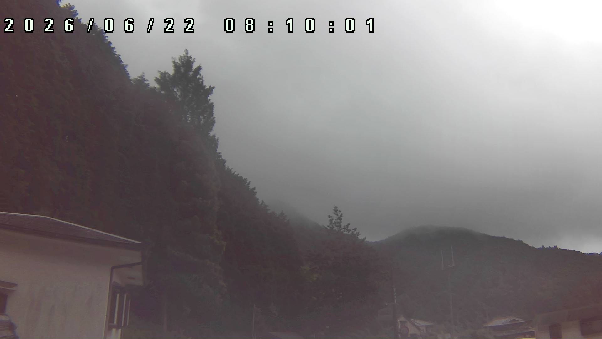 2026年6月22日 08:10ごろの金剛山登山口周辺の空