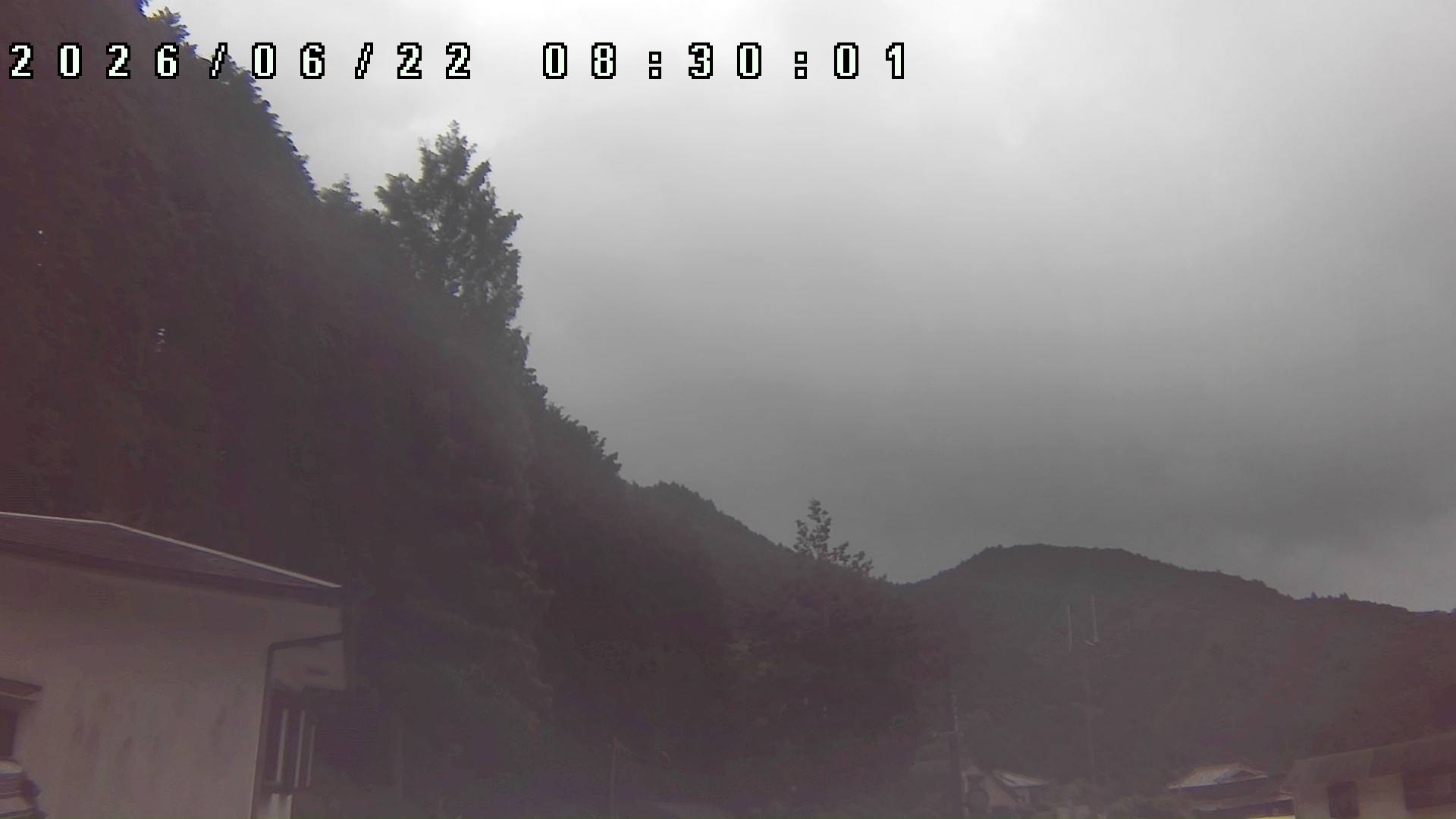 2026年6月22日 08:30ごろの金剛山登山口周辺の空