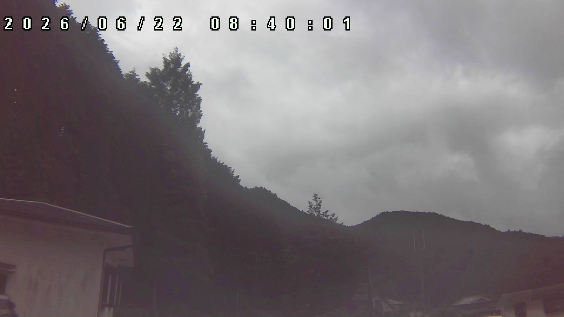 2026年6月22日 08:40ごろの金剛山登山口周辺の空