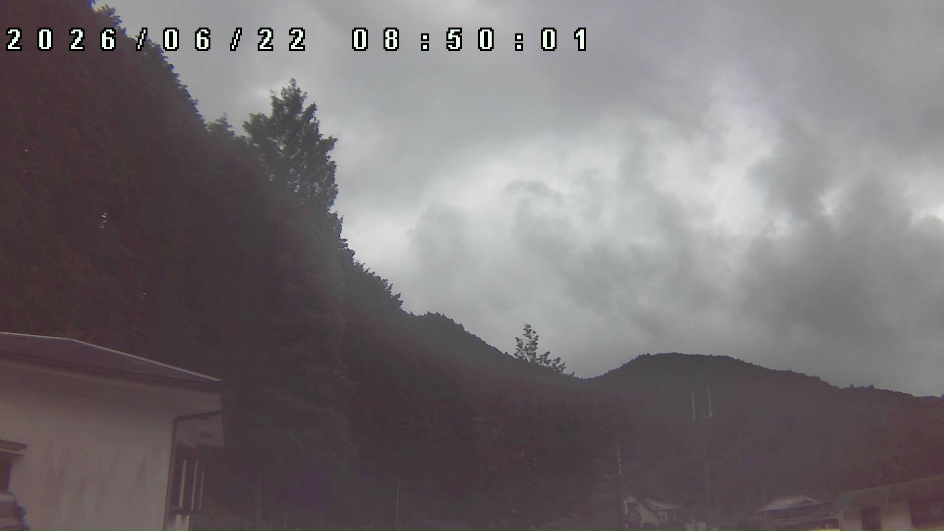 2026年6月22日 08:50ごろの金剛山登山口周辺の空