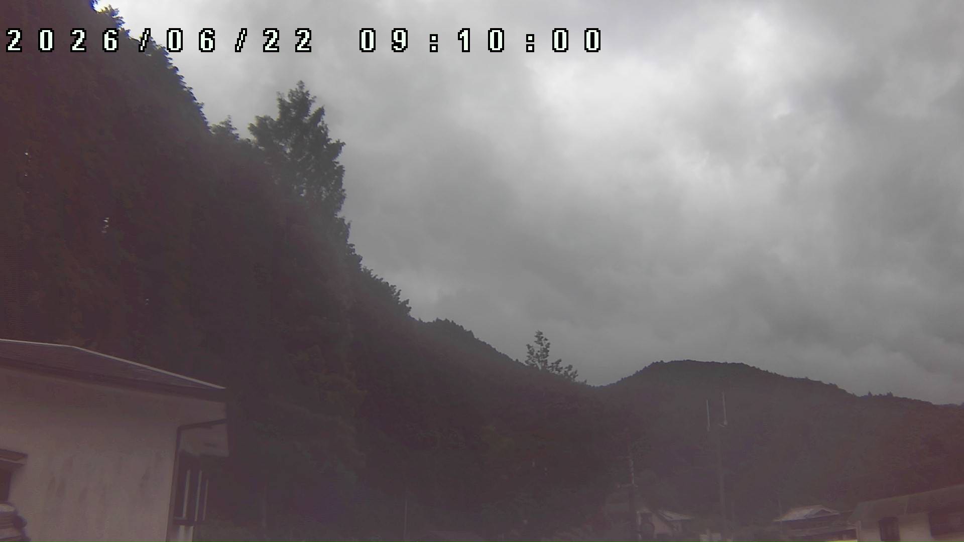 2026年6月22日 09:10ごろの金剛山登山口周辺の空