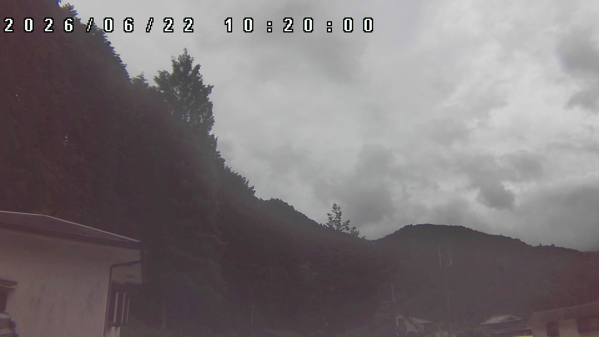 2026年6月22日 10:20ごろの金剛山登山口周辺の空