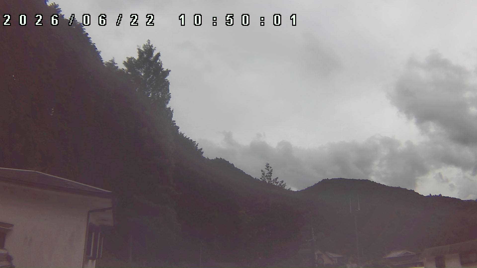 2026年6月22日 10:50ごろの金剛山登山口周辺の空