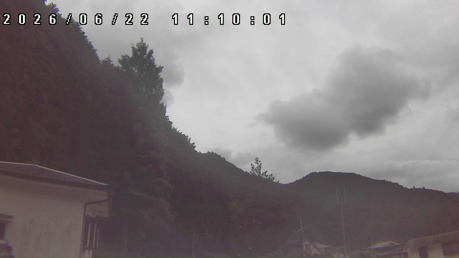 2026年6月22日 11:10ごろの金剛山登山口周辺の空