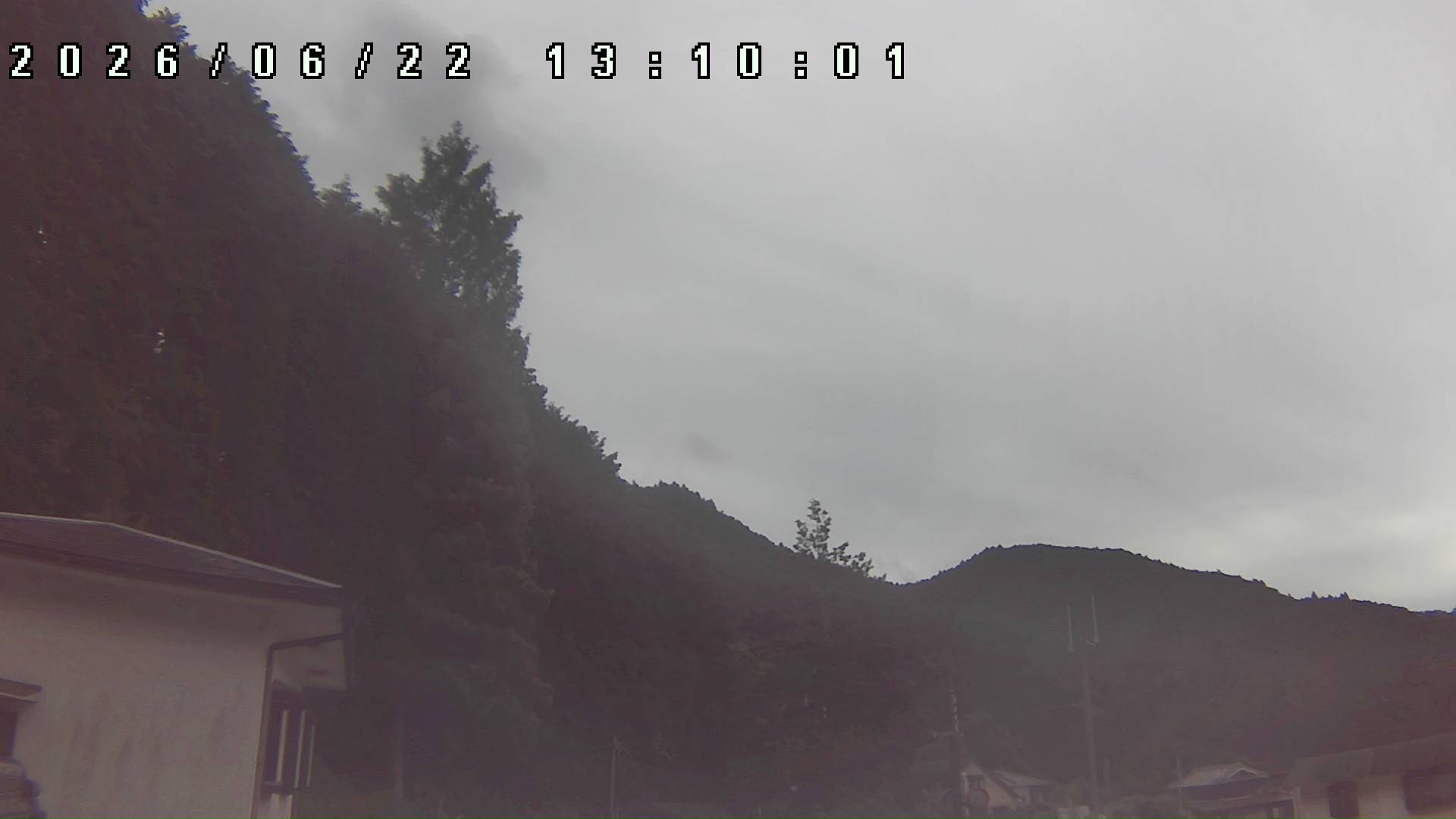 2026年6月22日 13:10ごろの金剛山登山口周辺の空