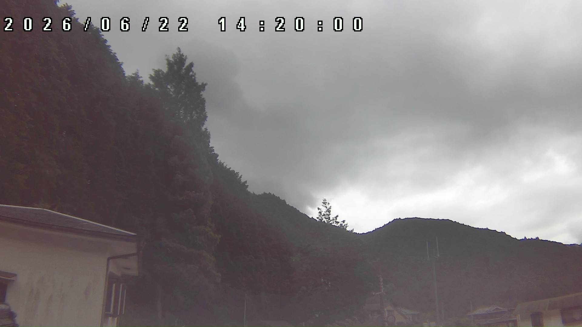 2026年6月22日 14:20ごろの金剛山登山口周辺の空