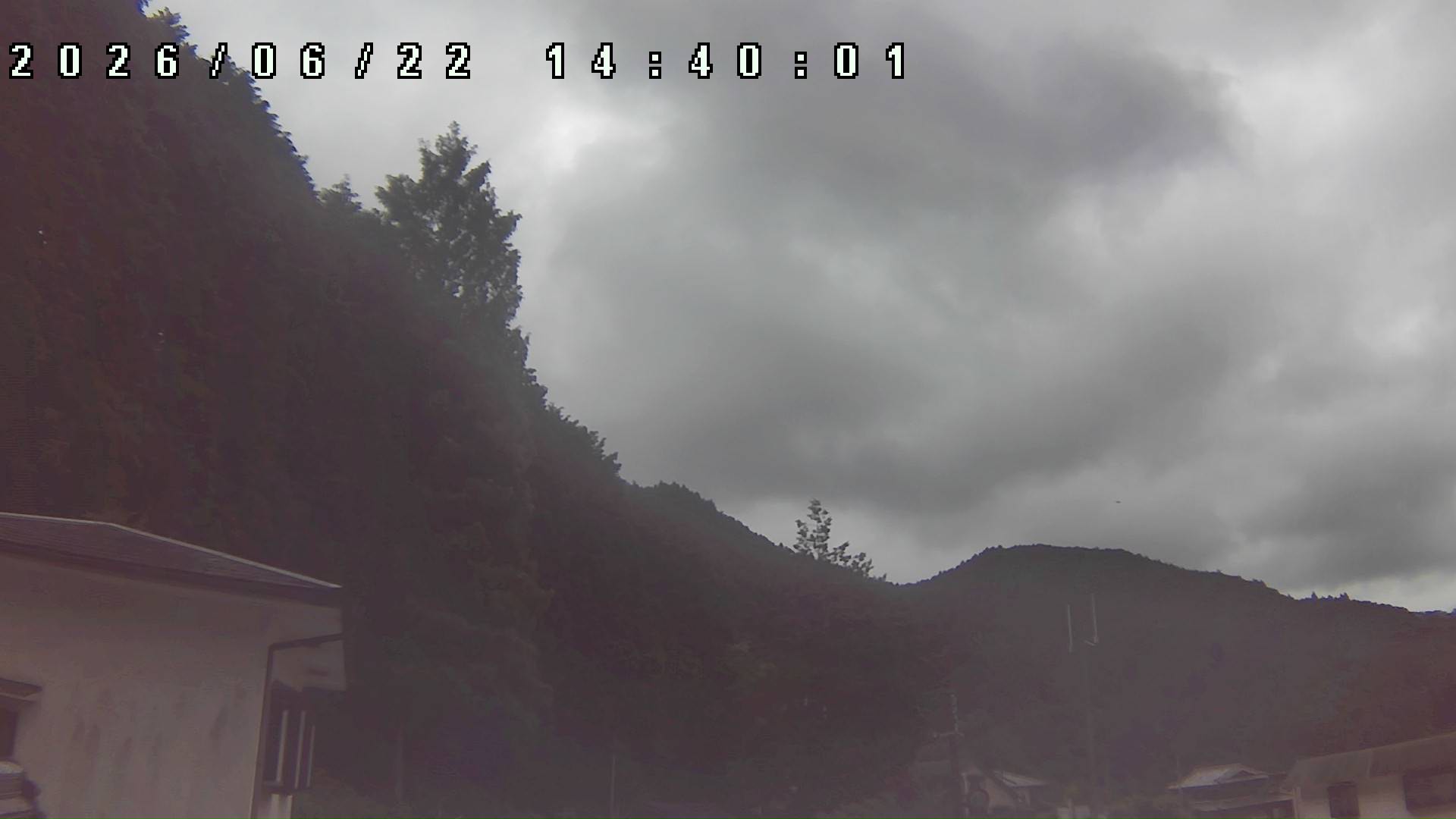 2026年6月22日 14:40ごろの金剛山登山口周辺の空