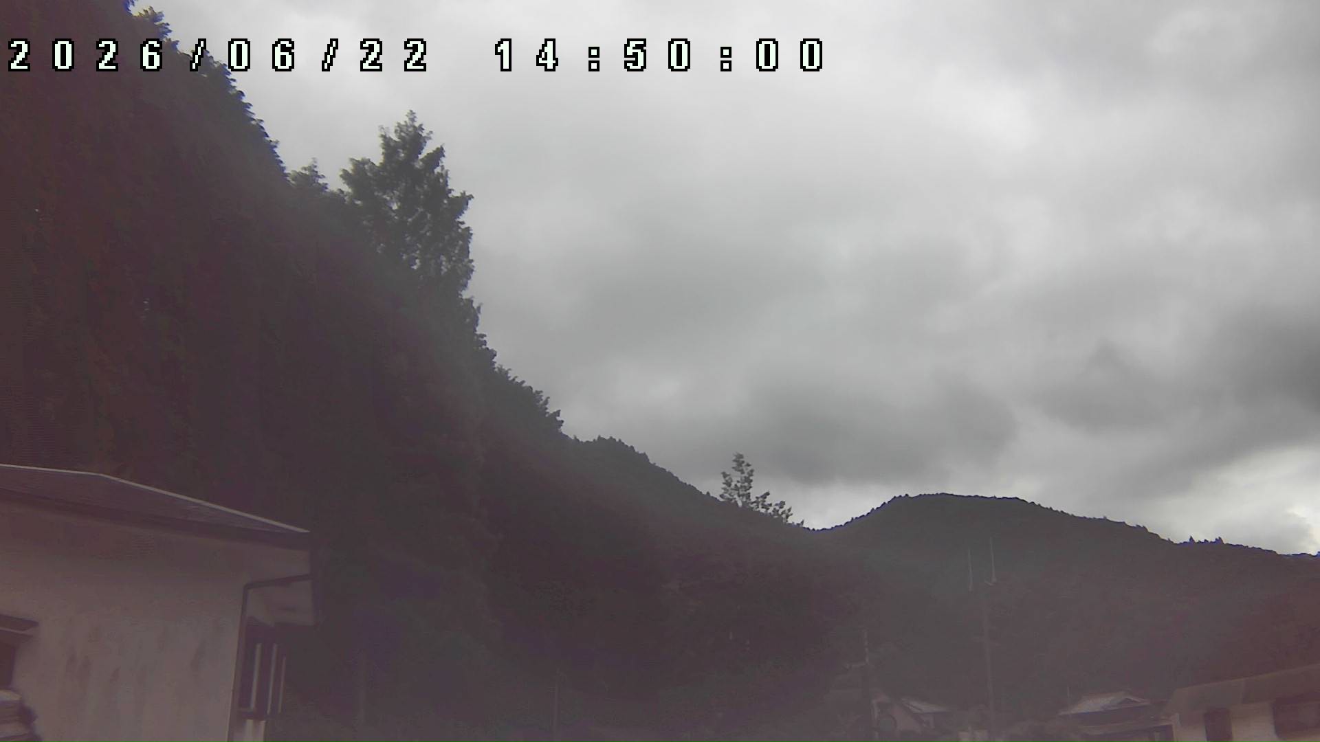 2026年6月22日 14:50ごろの金剛山登山口周辺の空