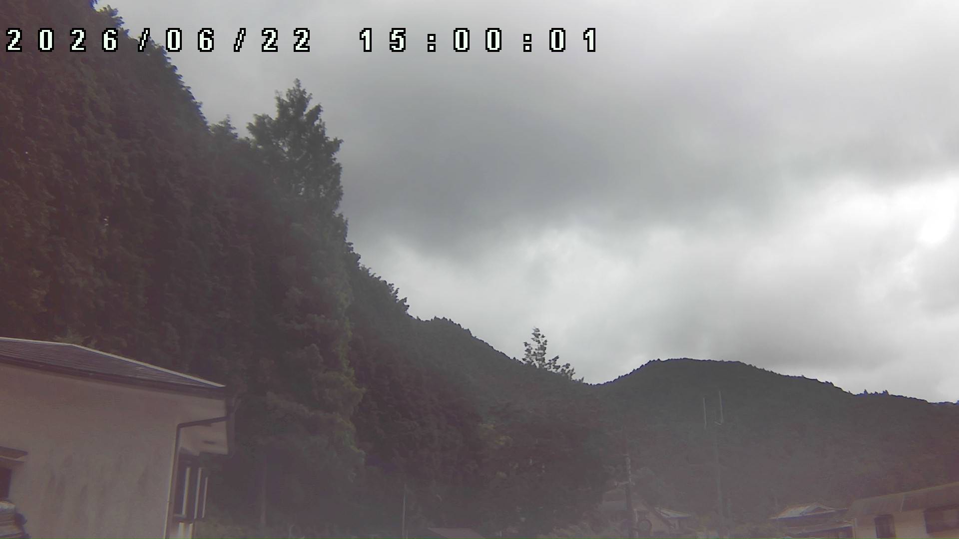 2026年6月22日 15:00ごろの金剛山登山口周辺の空