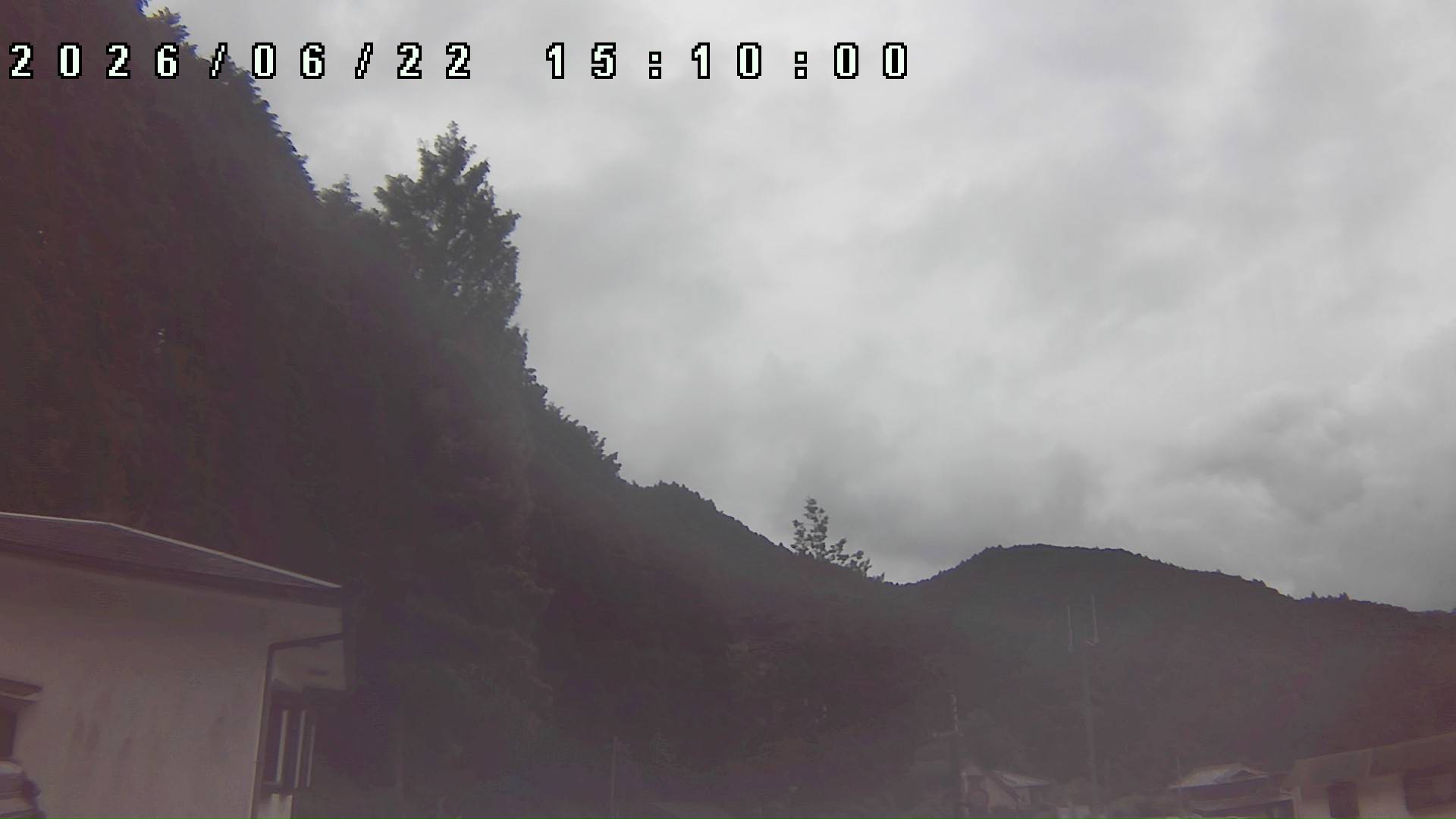 2026年6月22日 15:10ごろの金剛山登山口周辺の空