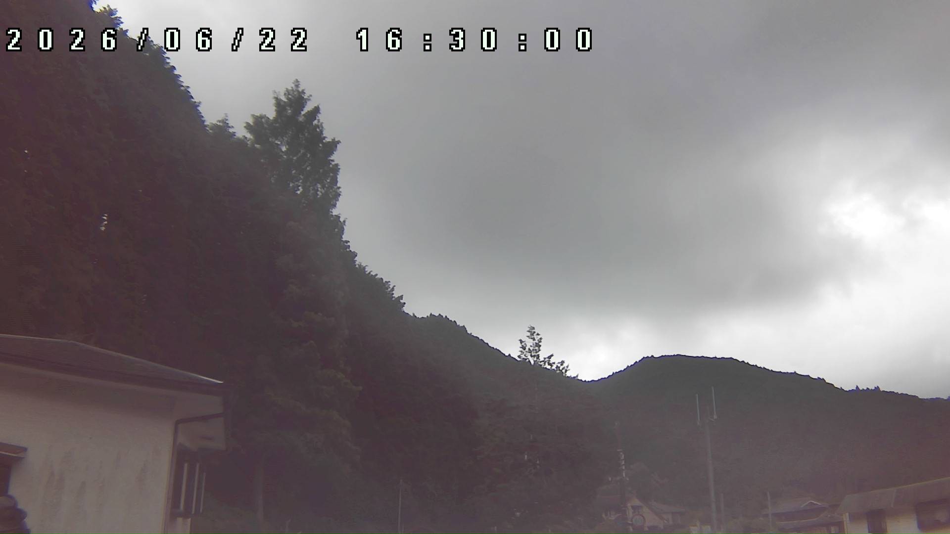 2026年6月22日 16:30ごろの金剛山登山口周辺の空