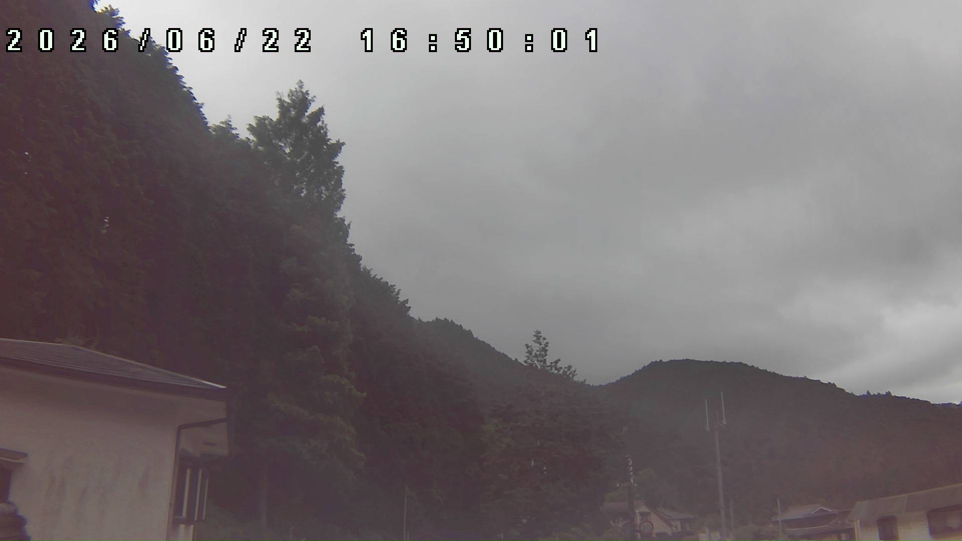 2026年6月22日 16:50ごろの金剛山登山口周辺の空