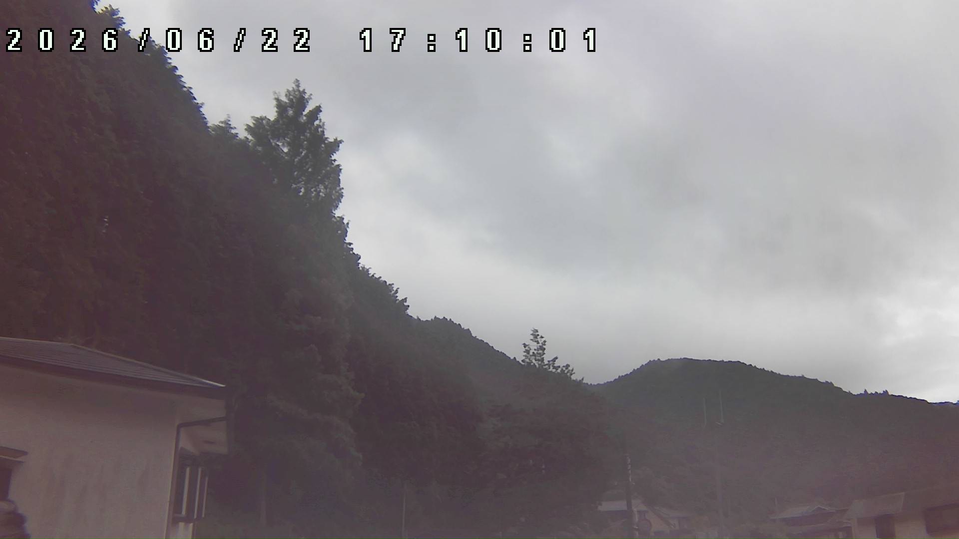2026年6月22日 17:10ごろの金剛山登山口周辺の空