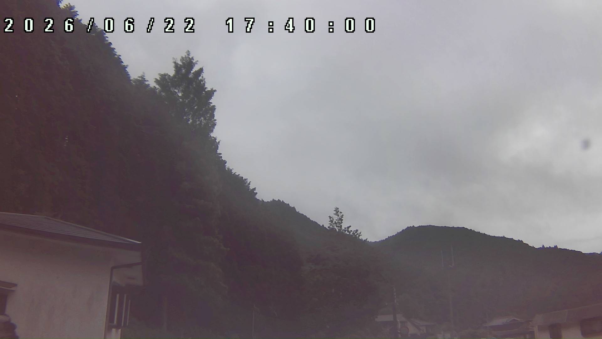 2026年6月22日 17:40ごろの金剛山登山口周辺の空