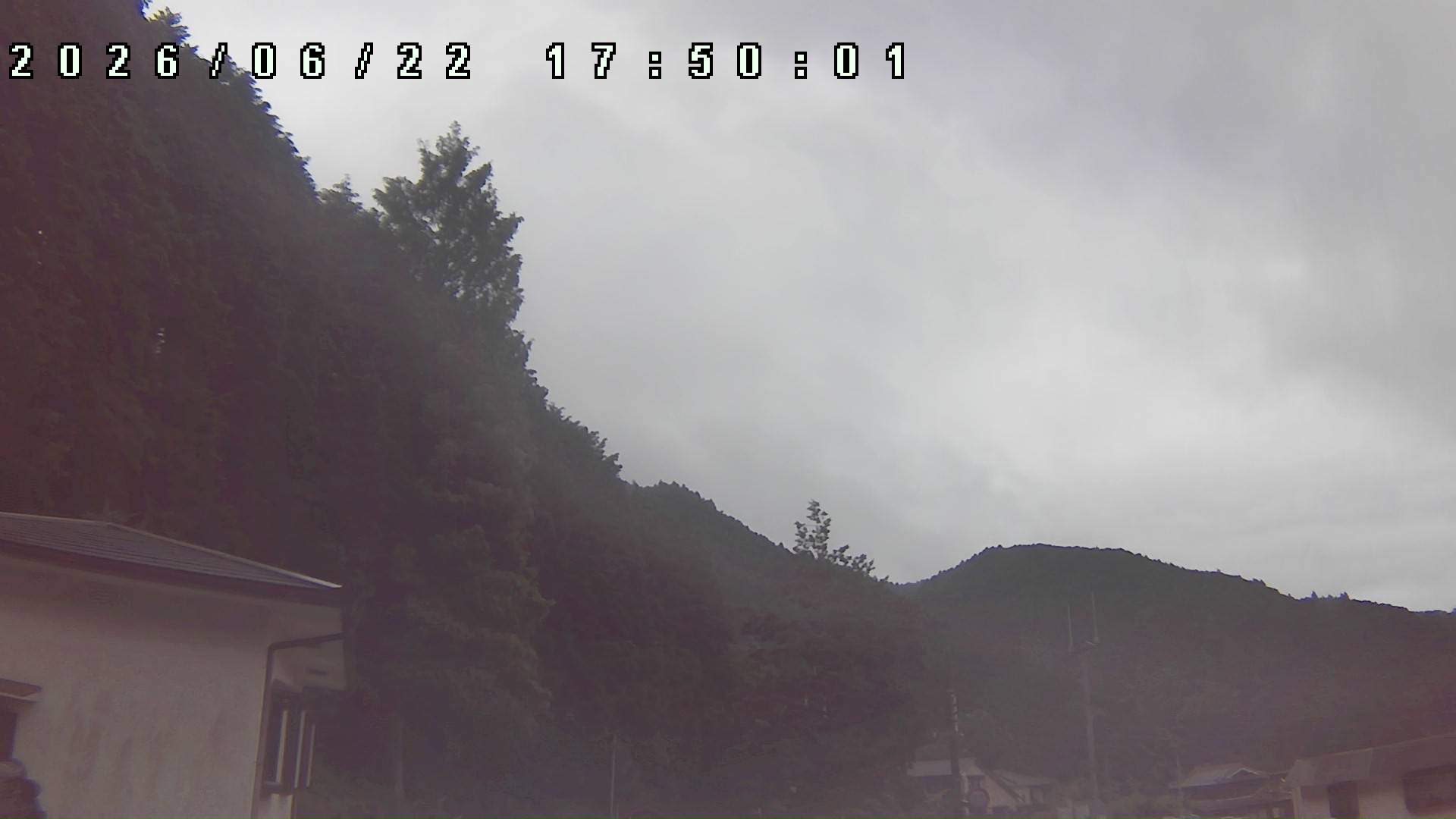 2026年6月22日 17:50ごろの金剛山登山口周辺の空