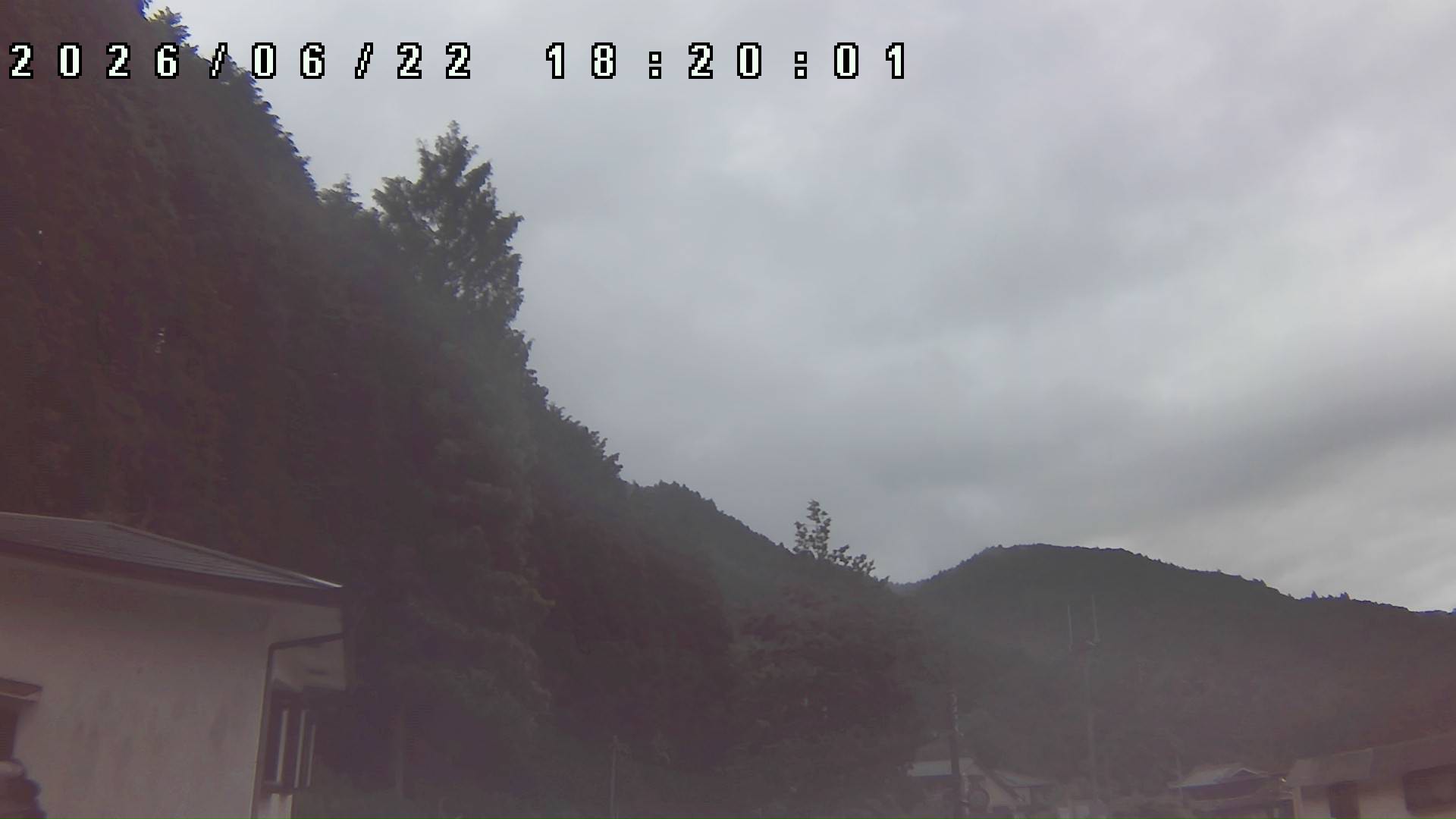 2026年6月22日 18:20ごろの金剛山登山口周辺の空