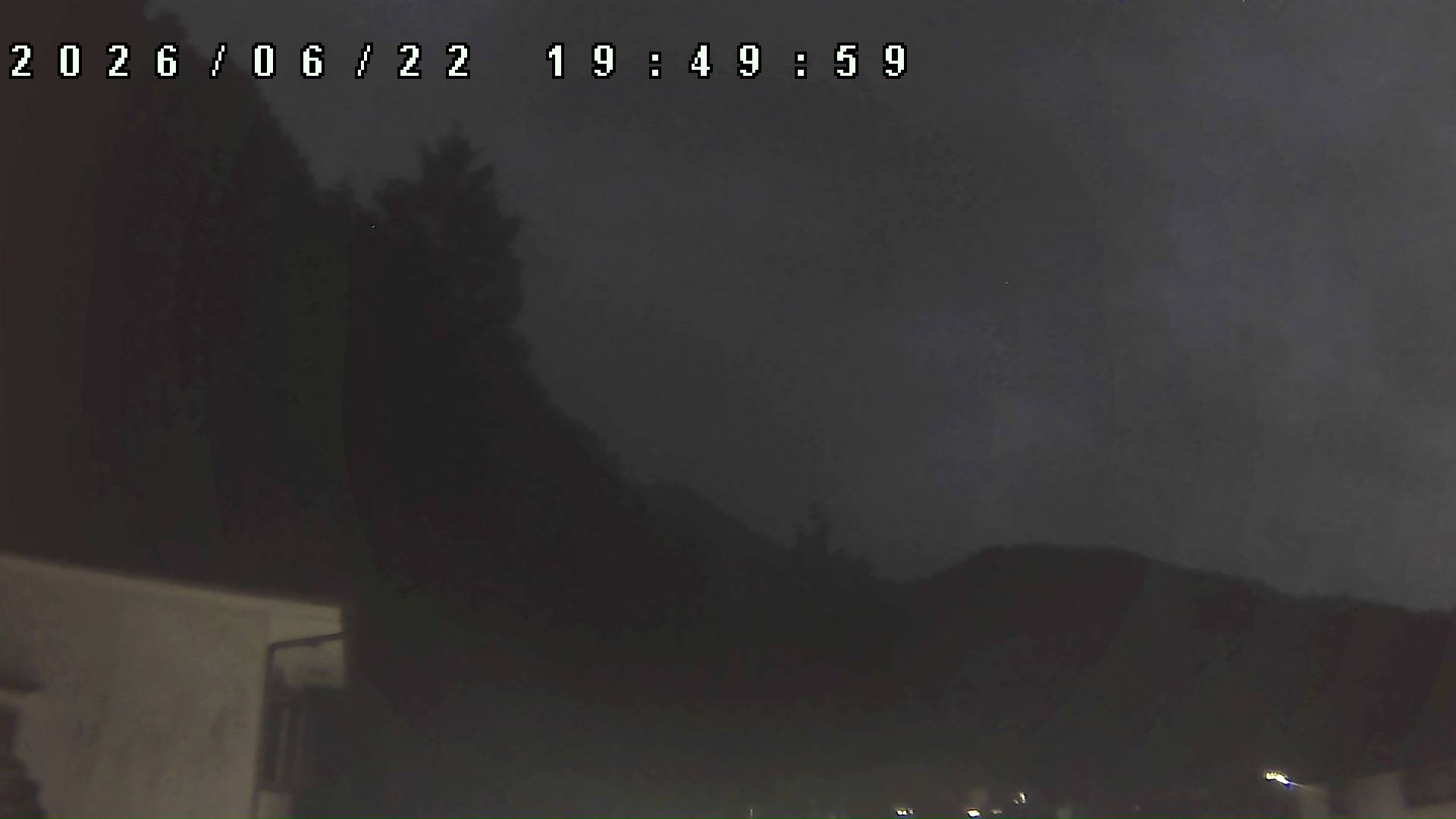 2026年6月22日 19:50ごろの金剛山登山口周辺の空