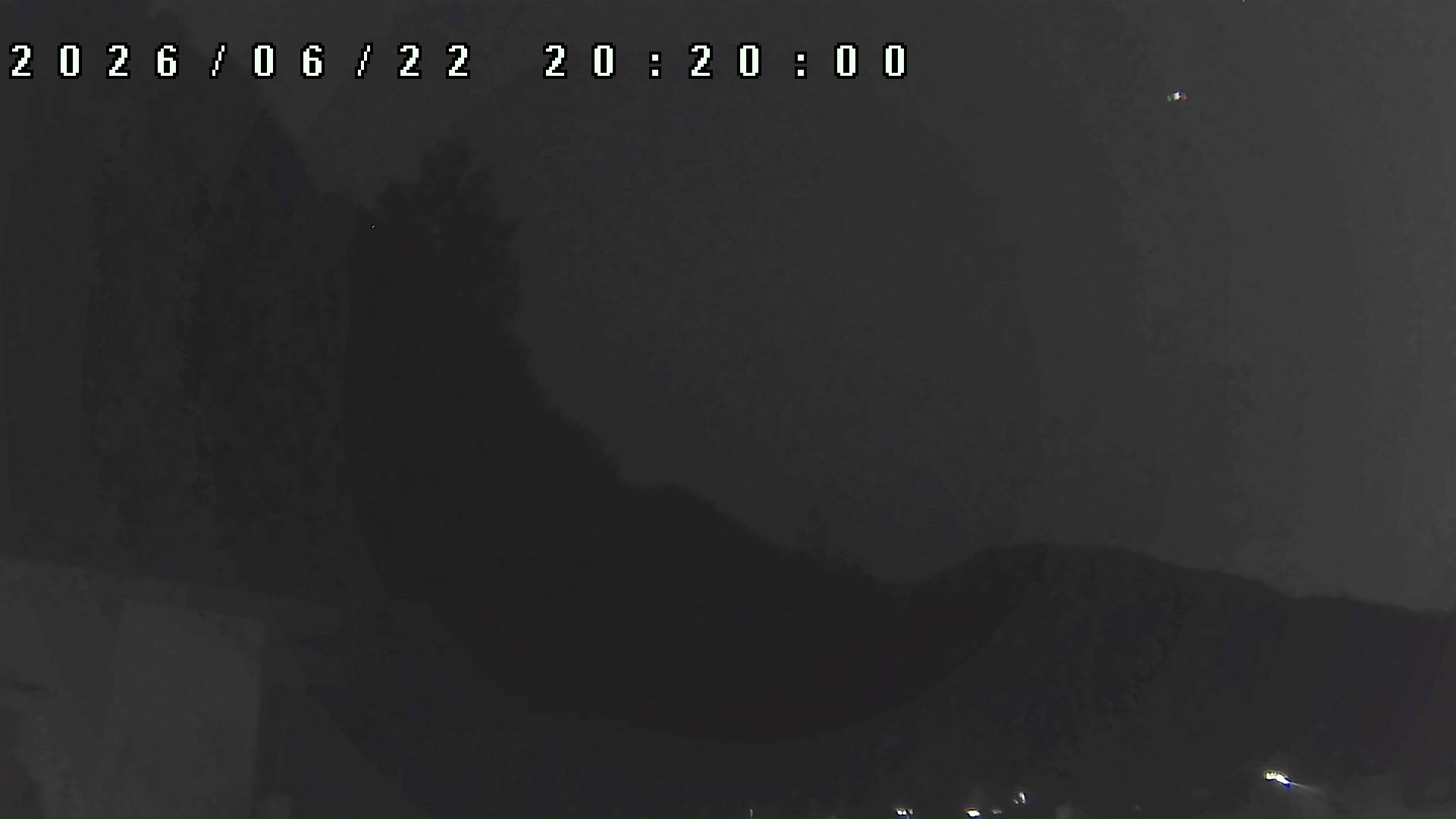 2026年6月22日 20:20ごろの金剛山登山口周辺の空
