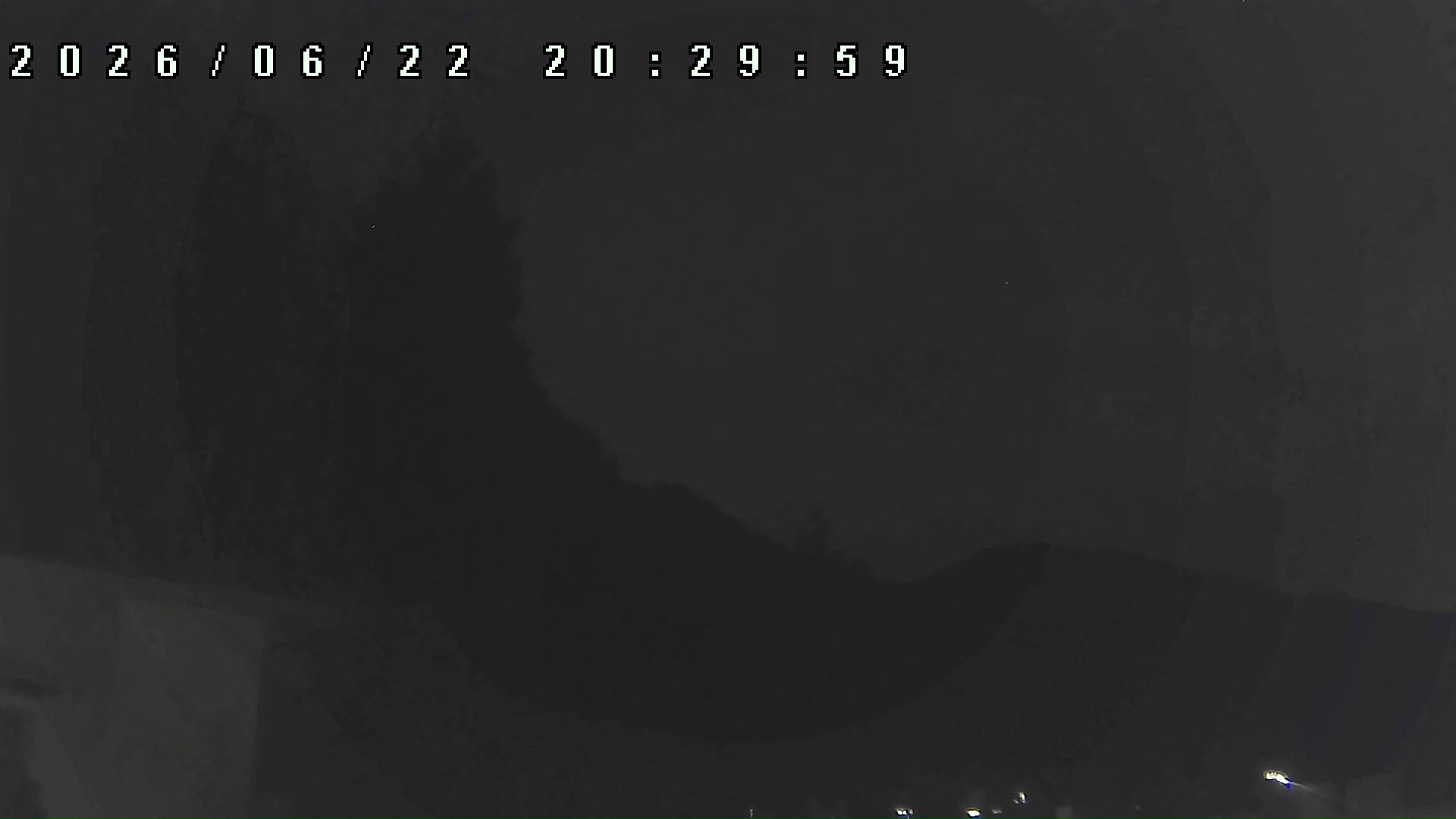2026年6月22日 20:30ごろの金剛山登山口周辺の空