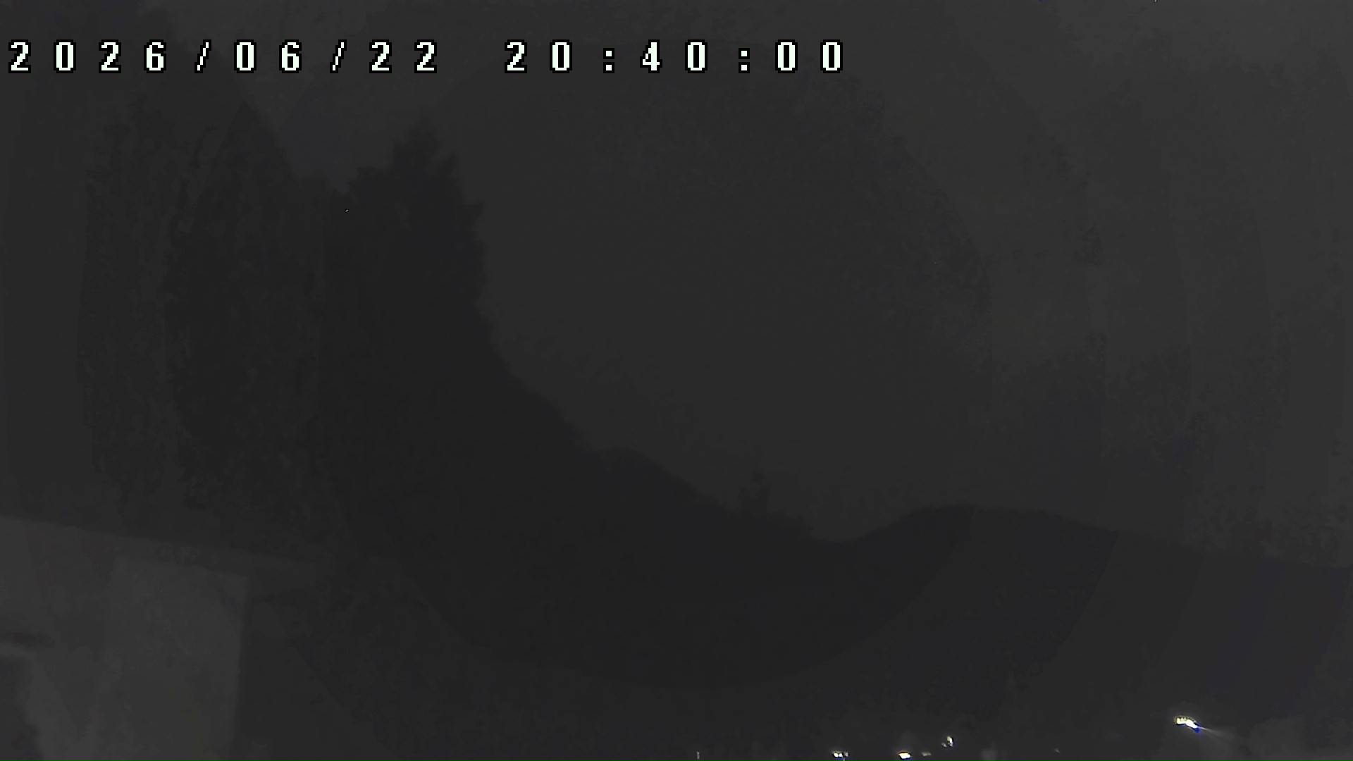 2026年6月22日 20:40ごろの金剛山登山口周辺の空