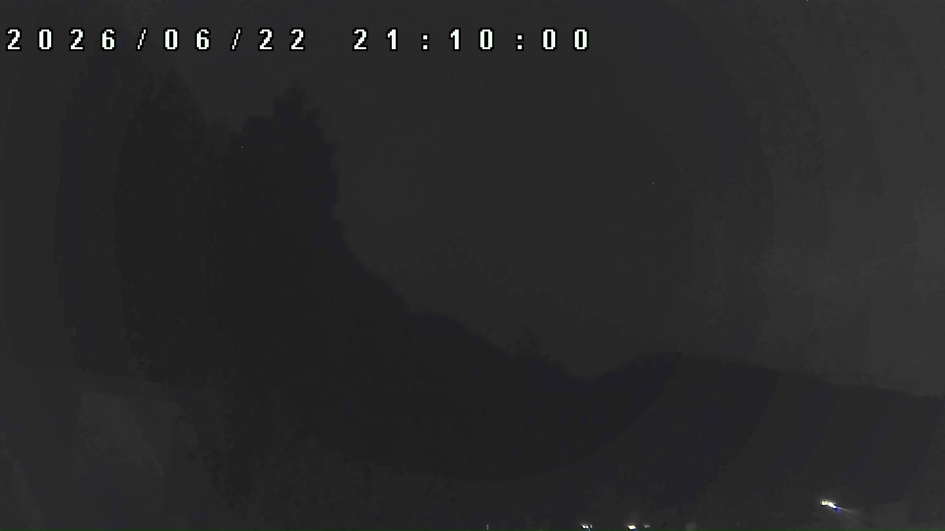 2026年6月22日 21:10ごろの金剛山登山口周辺の空