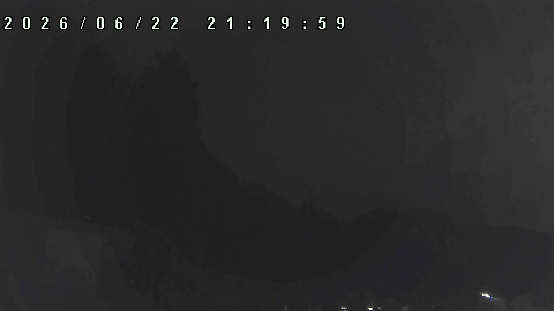 2026年6月22日 21:20ごろの金剛山登山口周辺の空