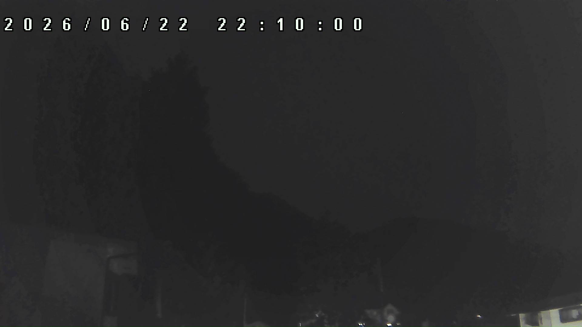2026年6月22日 22:10ごろの金剛山登山口周辺の空