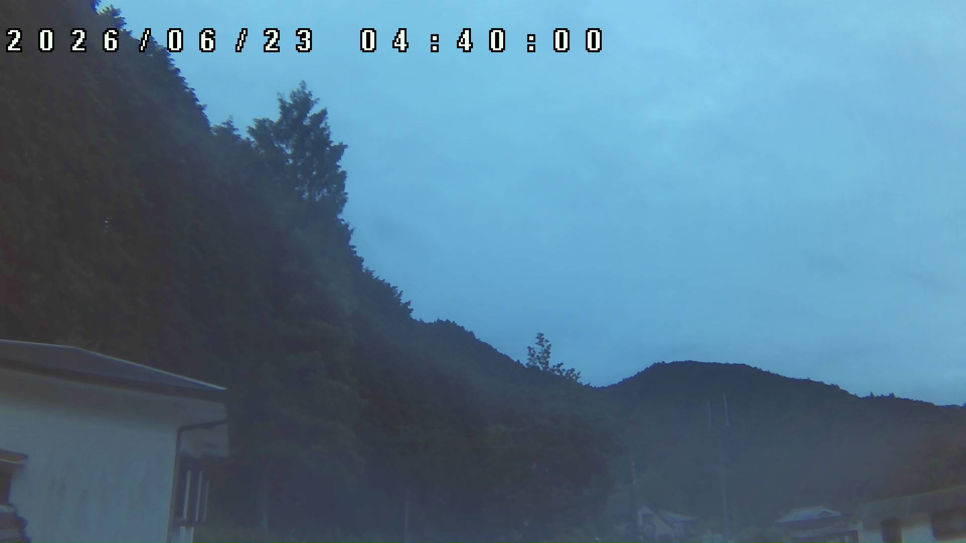 2026年6月23日 04:40ごろの金剛山登山口周辺の空