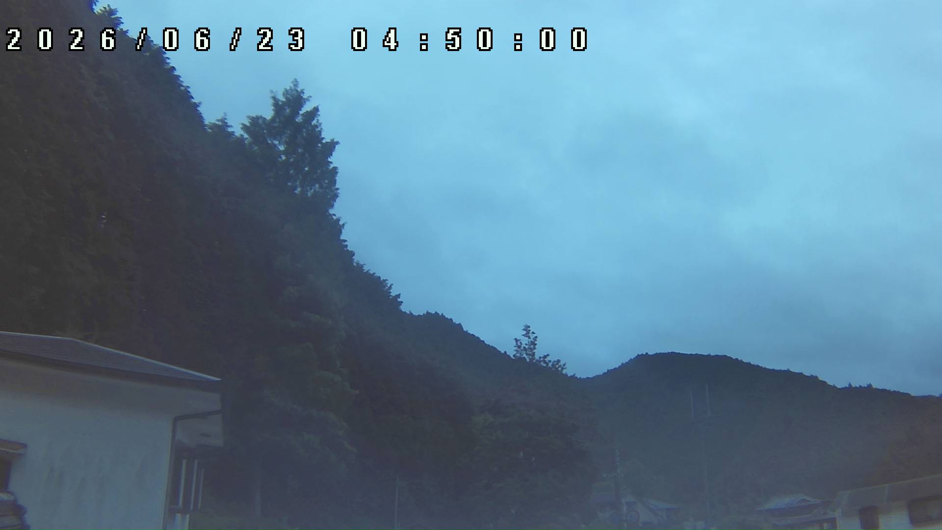2026年6月23日 04:50ごろの金剛山登山口周辺の空