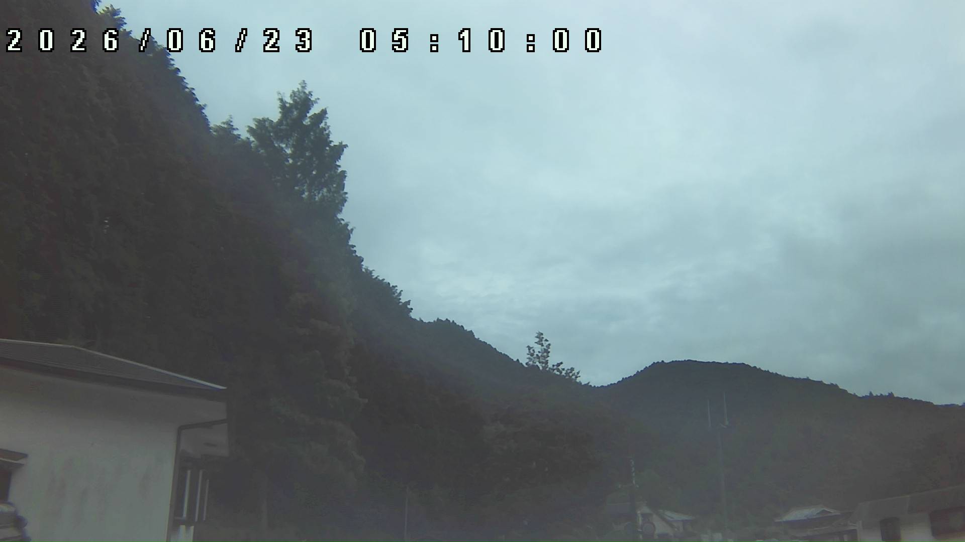 2026年6月23日 05:10ごろの金剛山登山口周辺の空