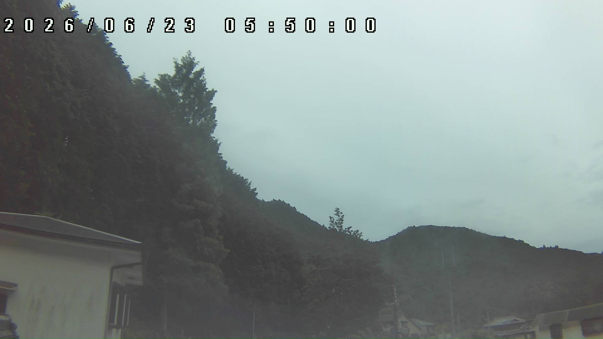2026年6月23日 05:50ごろの金剛山登山口周辺の空