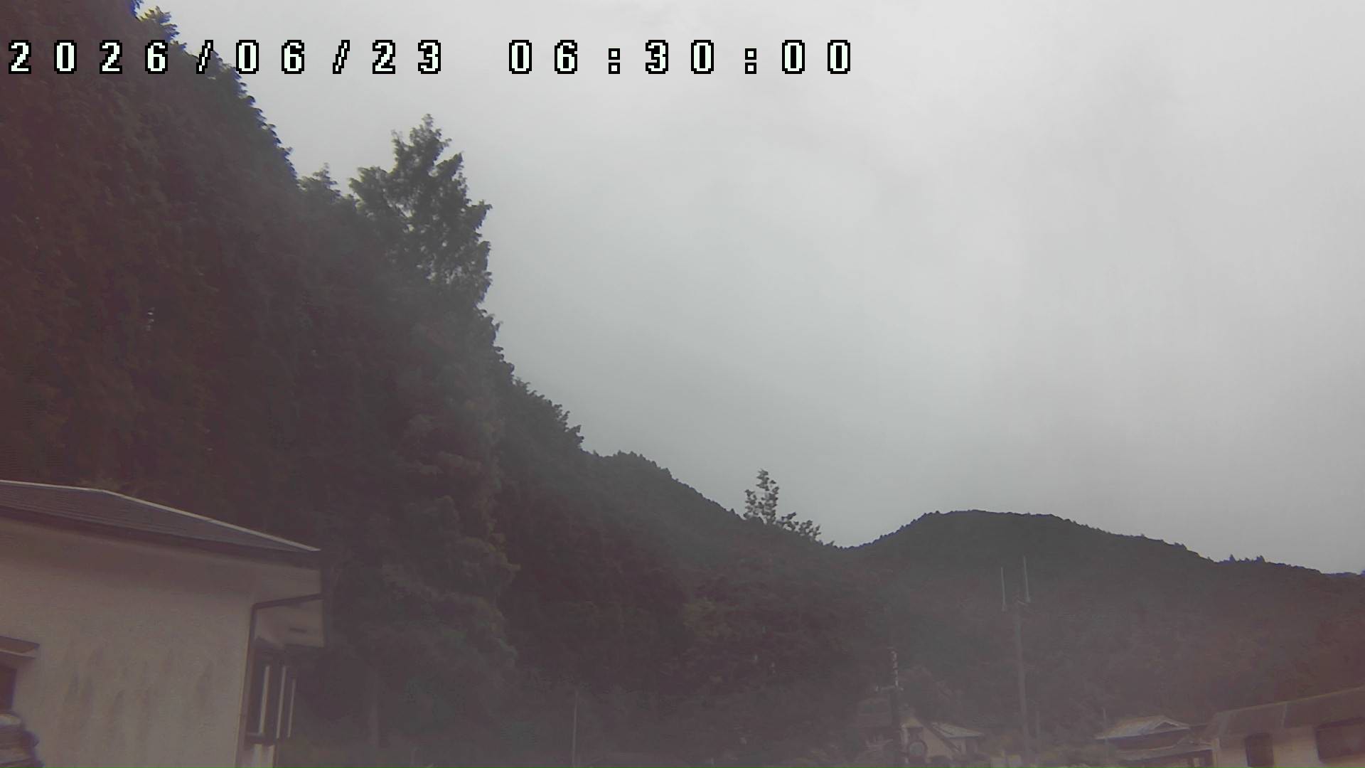 2026年6月23日 06:30ごろの金剛山登山口周辺の空