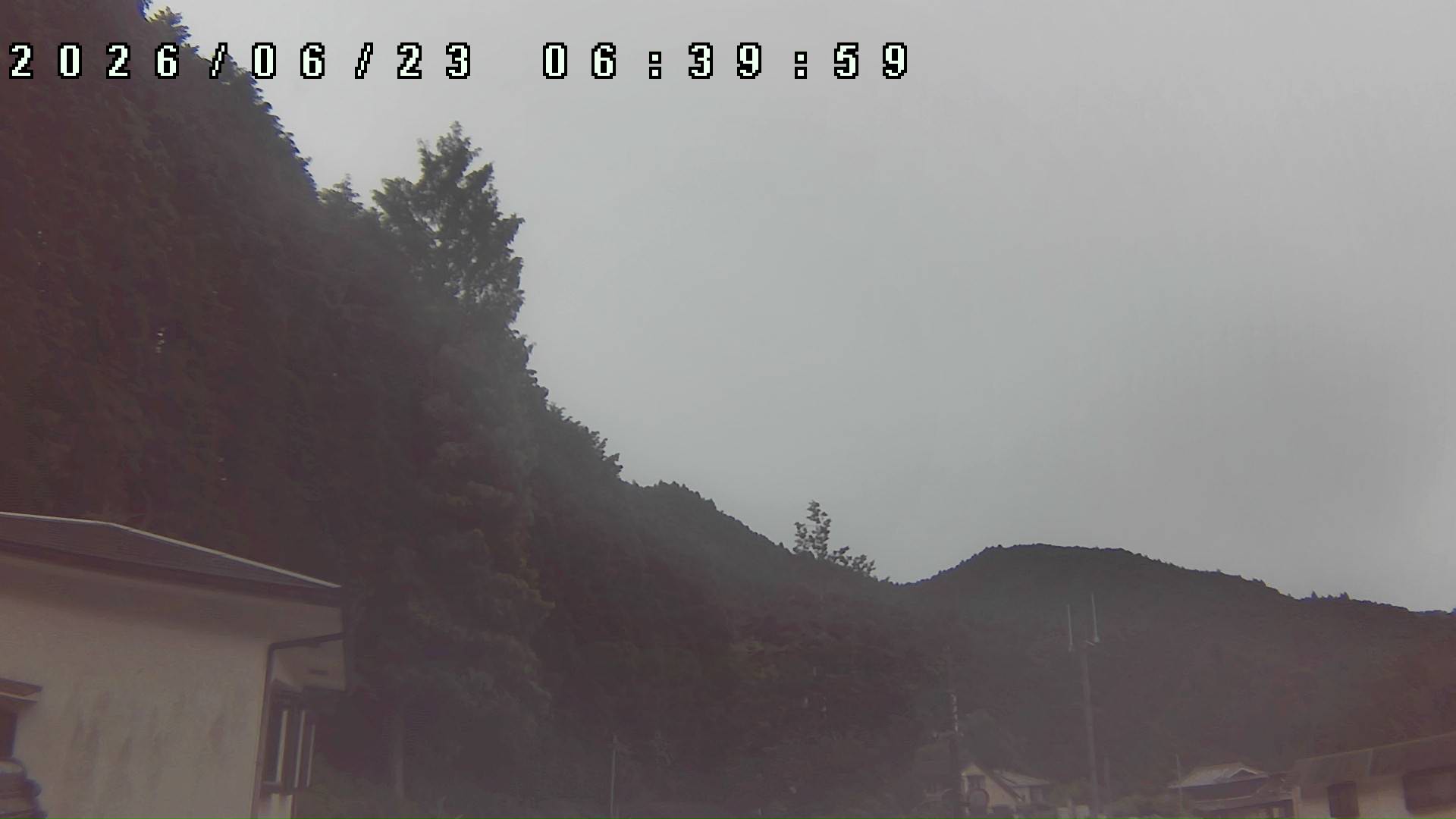 2026年6月23日 06:40ごろの金剛山登山口周辺の空