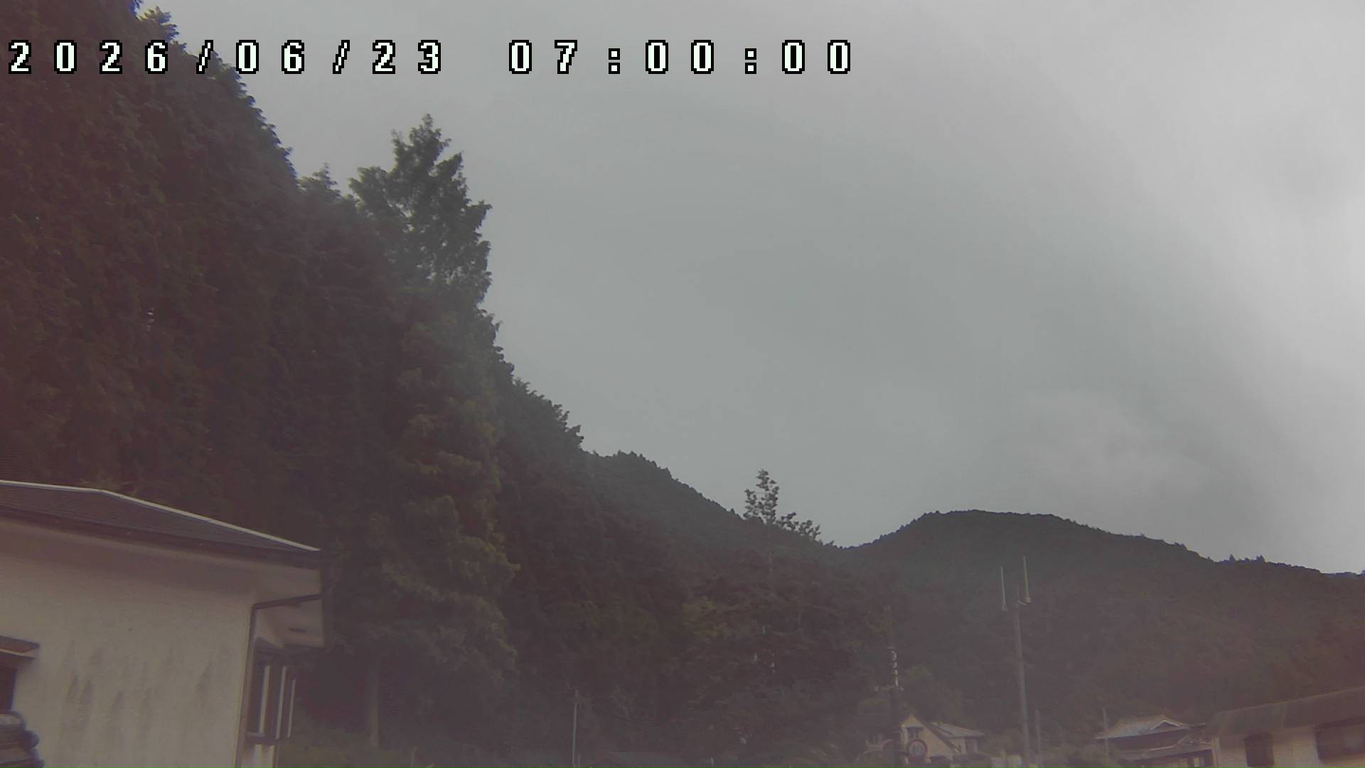 2026年6月23日 07:00ごろの金剛山登山口周辺の空
