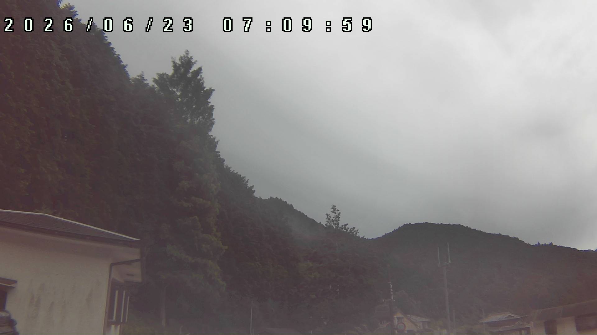 2026年6月23日 07:10ごろの金剛山登山口周辺の空