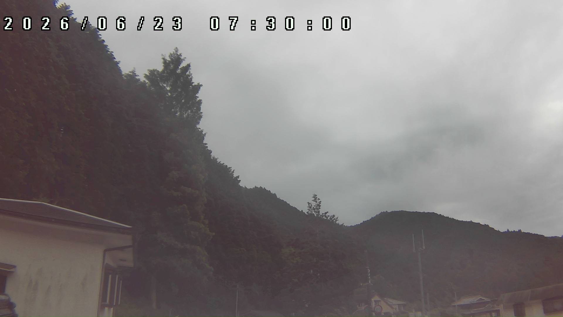 2026年6月23日 07:30ごろの金剛山登山口周辺の空