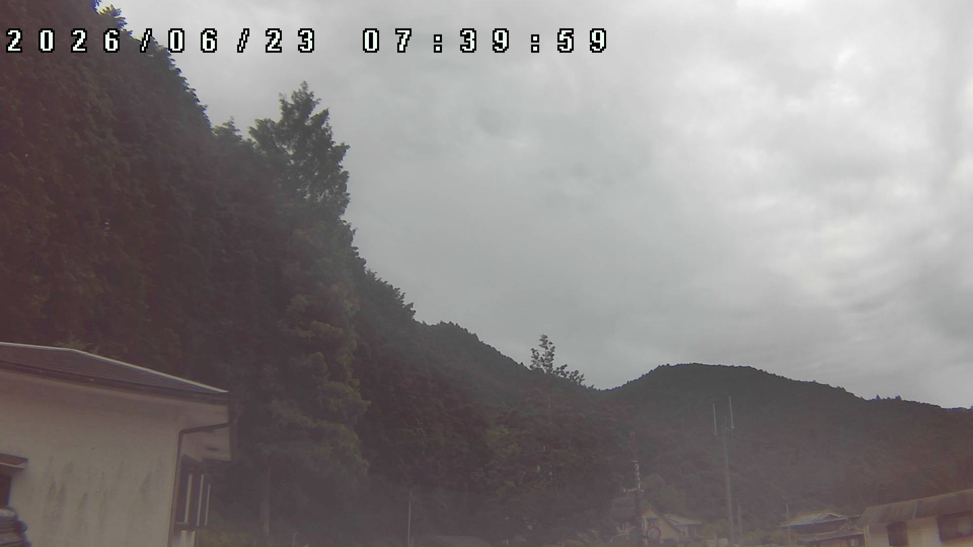 2026年6月23日 07:40ごろの金剛山登山口周辺の空