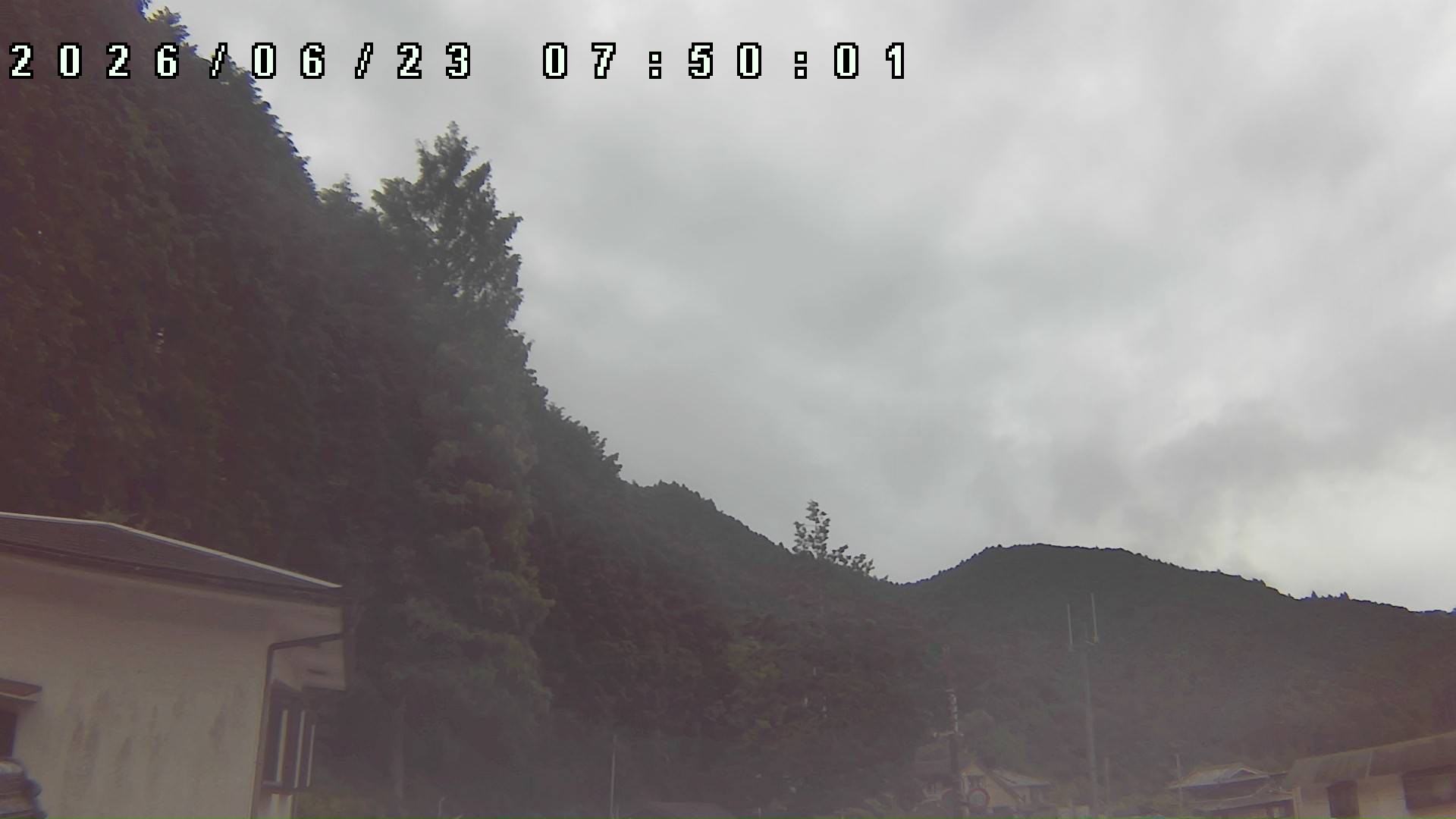 2026年6月23日 07:50ごろの金剛山登山口周辺の空
