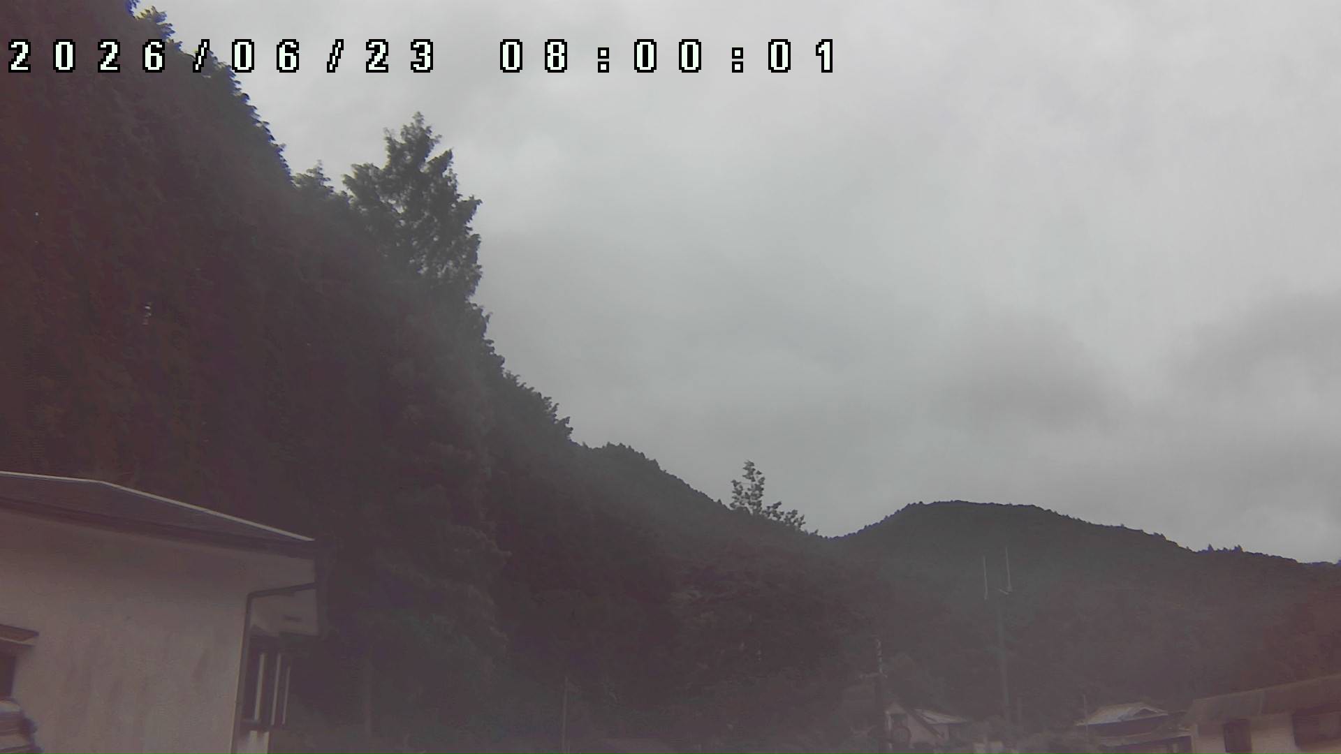 2026年6月23日 08:00ごろの金剛山登山口周辺の空