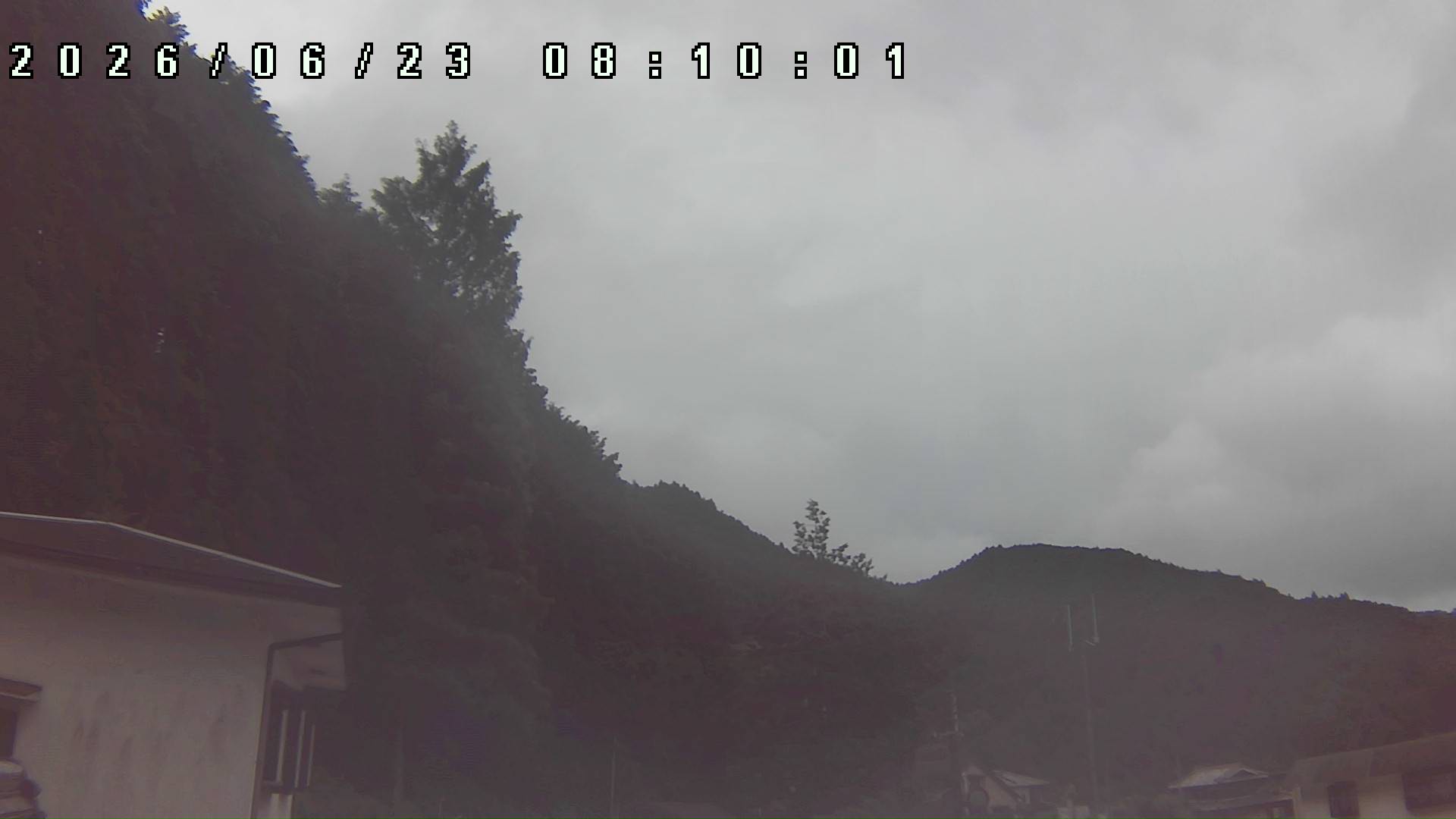 2026年6月23日 08:10ごろの金剛山登山口周辺の空