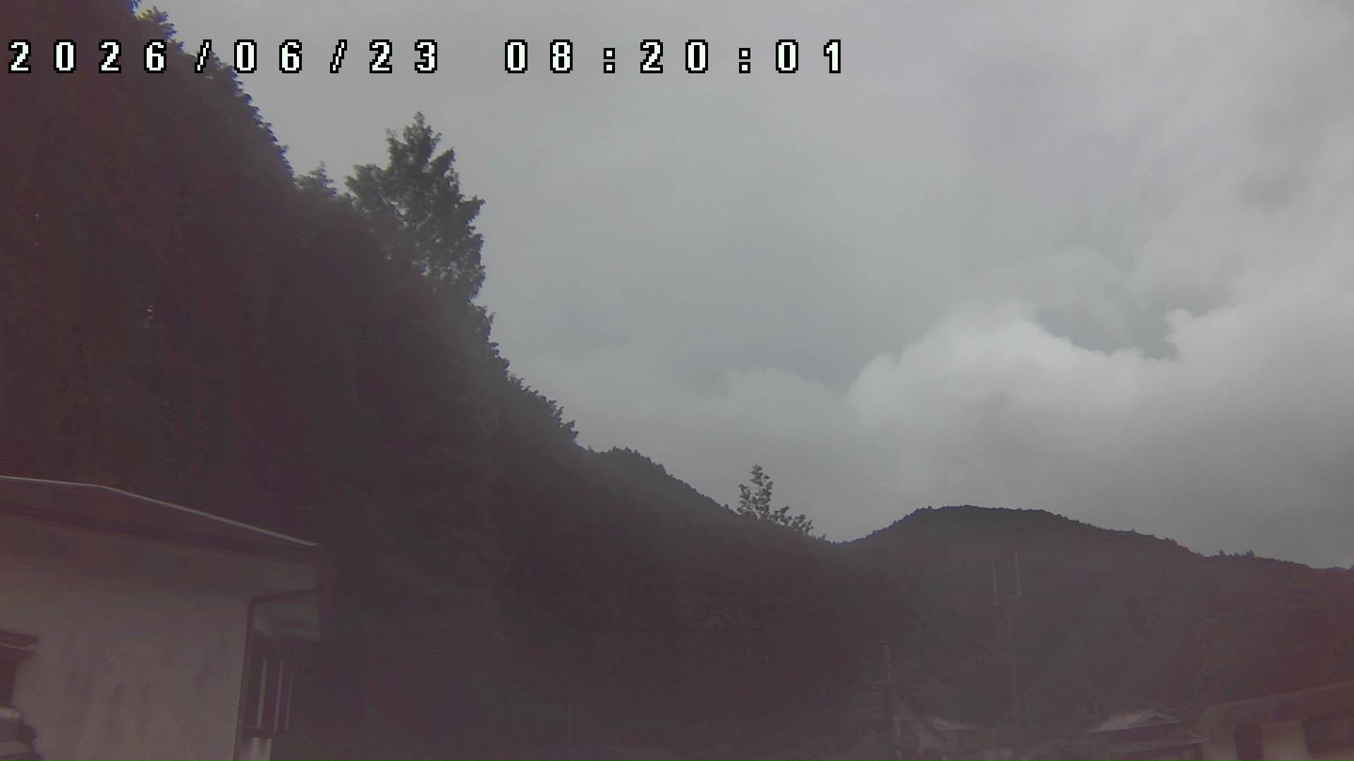 2026年6月23日 08:20ごろの金剛山登山口周辺の空