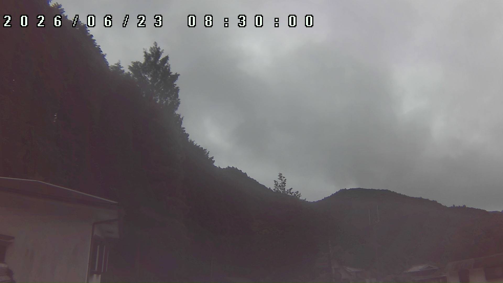 2026年6月23日 08:30ごろの金剛山登山口周辺の空