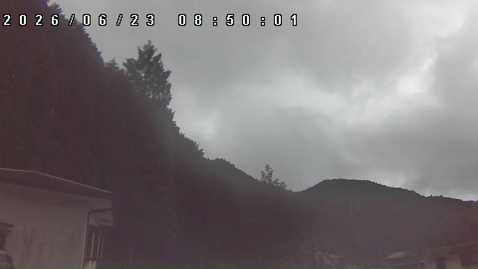 2026年6月23日 08:50ごろの金剛山登山口周辺の空