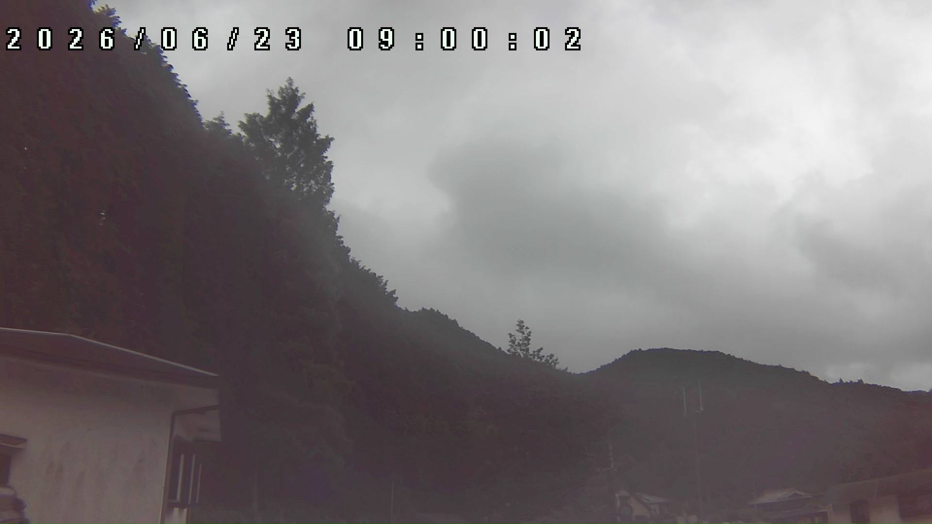 2026年6月23日 09:00ごろの金剛山登山口周辺の空