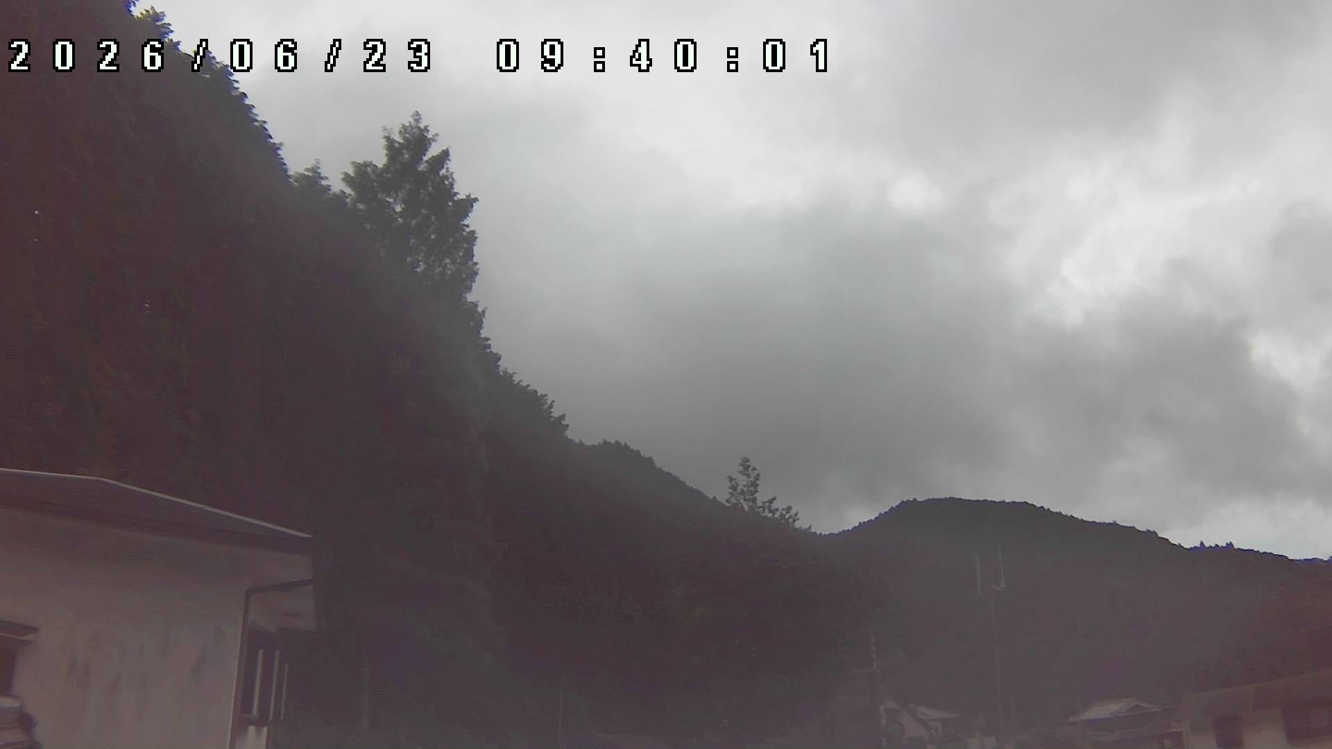 2026年6月23日 09:40ごろの金剛山登山口周辺の空